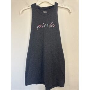 Victoria's Secret Pink Women's Racerback Tank Top Size XS Twist Back Gym Active